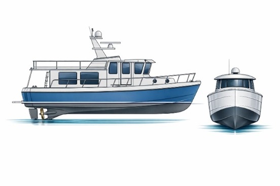 Displacement hulls